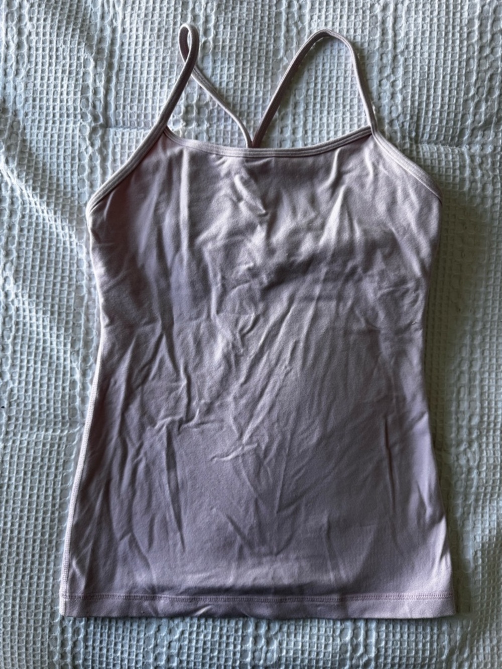 Lululemon Power Y-Tank Baby Pink Size 4